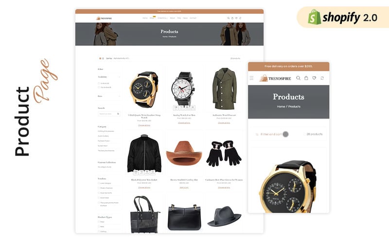 TrendSpire - Oděvy a oděvní móda Téma Shopify - Features Image 5