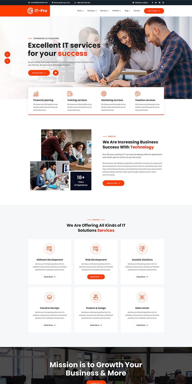 BT - PRO Şirket ve Kurumsal PSD Şablonu - Features Image 1