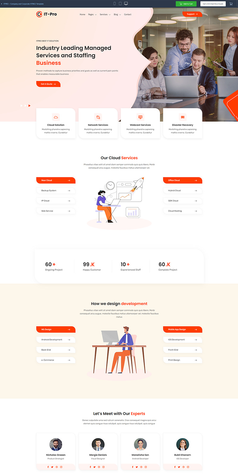 IT - PRO | IT Soliton PSD Template - Features Image 1