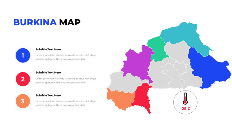 Modelo de PowerPoint editável de mapa mundial - Features Image 44