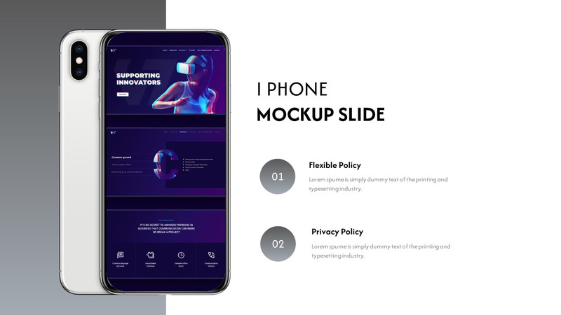Минимальный шаблон презентации Megomi Keynote - Features Image 68