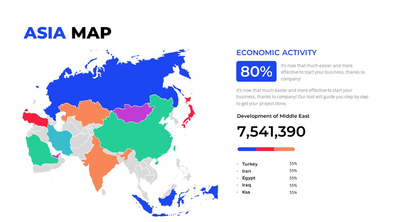 World Map | All Country Map Keynote Presentation Template - Features Image 89