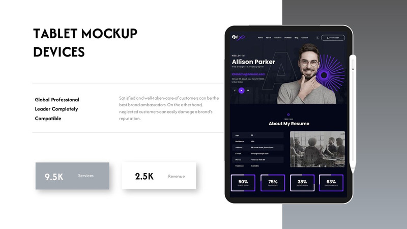 Минимальный шаблон презентации Megomi Keynote - Features Image 66