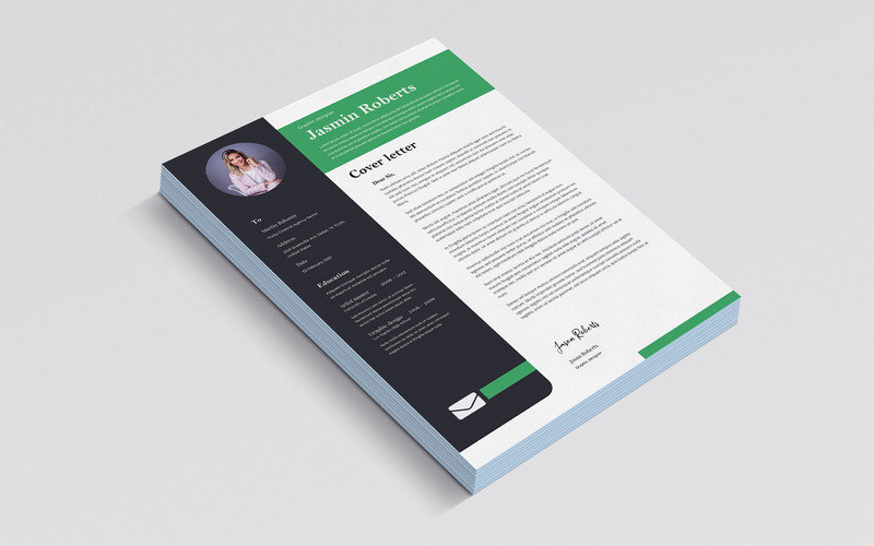 Green Life Easy CV Letter Template - Features Image 3