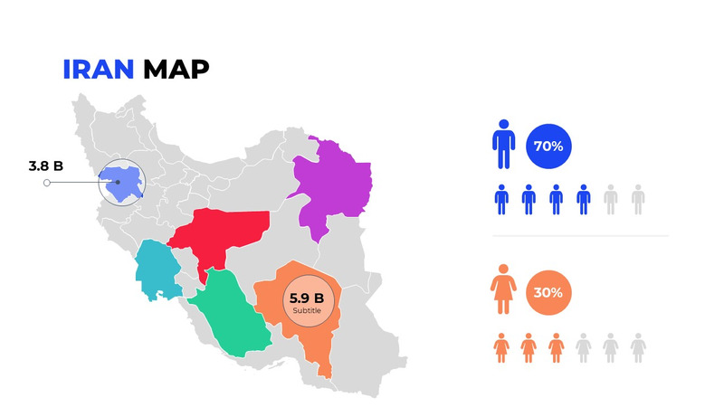 World Map | All Country Map Keynote Presentation Template - Features Image 55