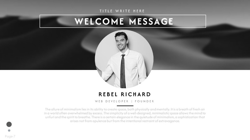 Megomi Minimal PowerPoint Sunum Şablonu - Features Image 11