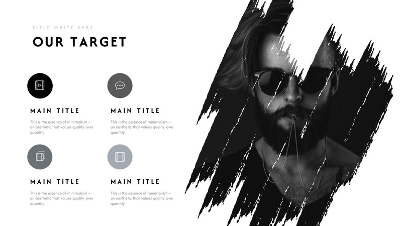 Megomi Minimal PowerPoint Sunum Şablonu - Features Image 36