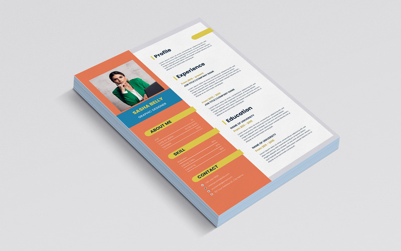 Idea Draft Resume | CV Template - Features Image 1
