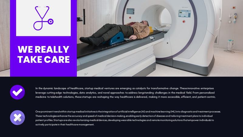 Modello di presentazione di diapositive Google per avvio medico - Caratteristiche Immagine 9