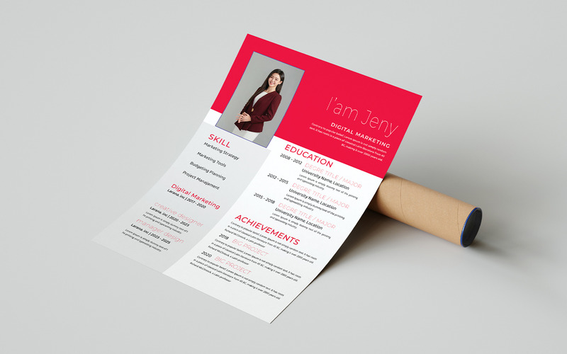 Modèle de CV de CV Jeny - Caractéristiques de l’image 2