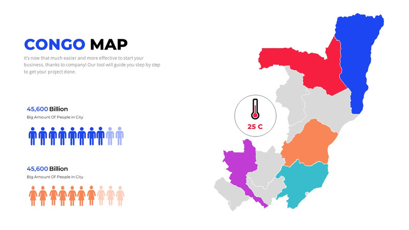 Modelo de PowerPoint editável de mapa mundial - Features Image 51