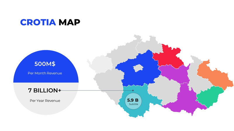 Modelo de PowerPoint editável de mapa mundial - Features Image 10