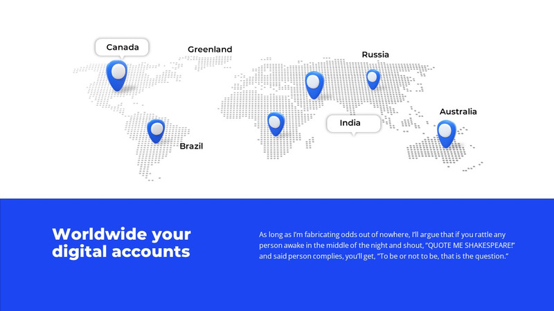 World Map | All Country Map Keynote Presentation Template - Features Image 7