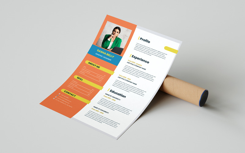 Idea Draft Resume | CV Template - Features Image 3