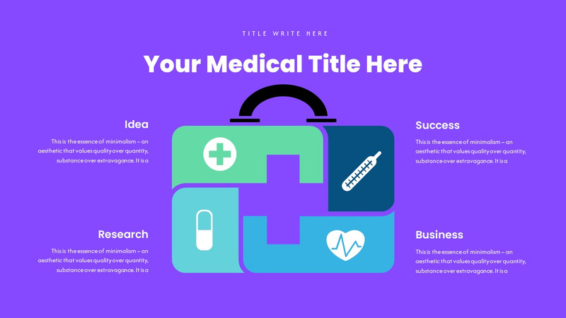 Медичний стартовий шаблон презентації PowerPoint - Features Image 42