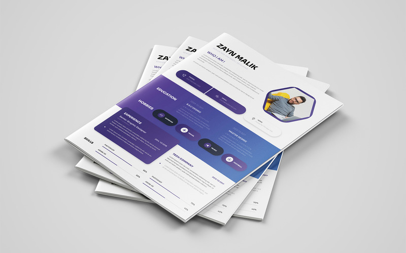 Good & Easy CV | Resume Template - Features Image 1