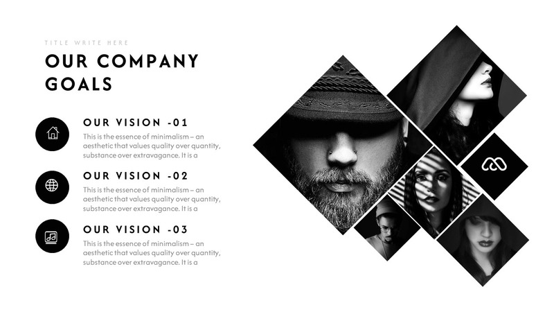 Минимальный шаблон презентации Megomi Keynote - Features Image 35