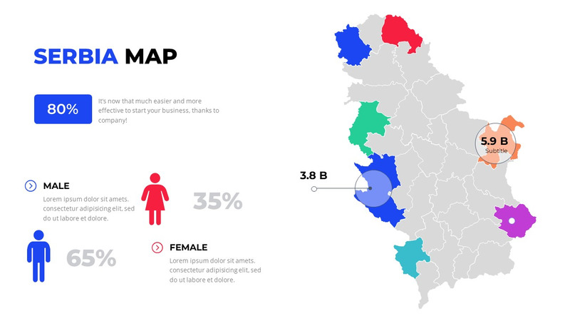 World Map | All Country Map Keynote Presentation Template - Features Image 34