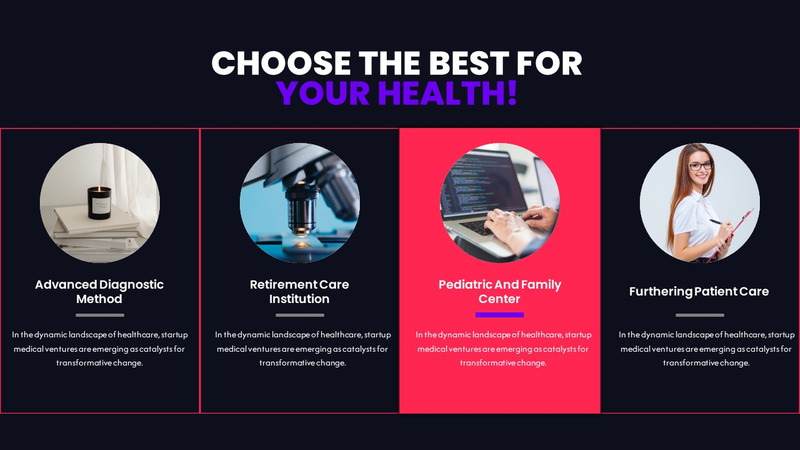 Медичний стартовий шаблон презентації PowerPoint - Features Image 3