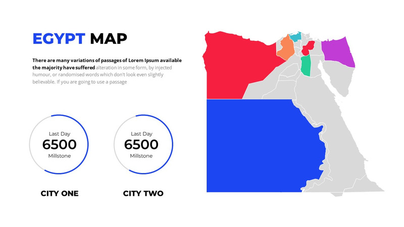 Modelo de PowerPoint editável de mapa mundial - Features Image 53