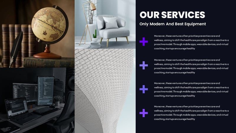 Медичний стартовий шаблон презентації PowerPoint - Features Image 11