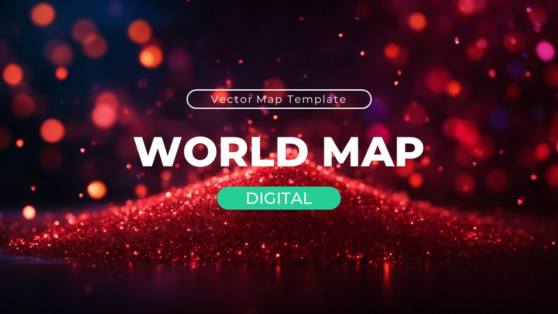 Modello di presentazione diapositiva Google mappa del mondo - Caratteristiche Immagine 5