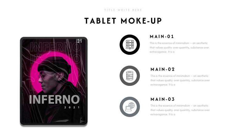 Megomi Minimal PowerPoint Sunum Şablonu - Features Image 66