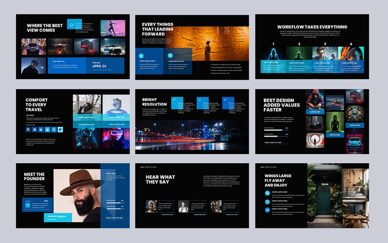 Karina Travel Agency Keynote Presentation Template - Features Image 6