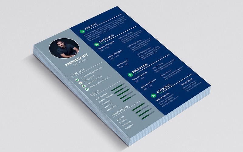 Modern Quick Resume Template 363361 - 9a9da9f7e76c930e8843cd430fd1f167