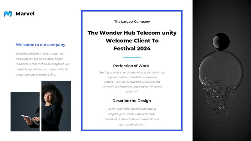 Modello di diapositive Google per piano aziendale Marvel - Caratteristiche Immagine 17