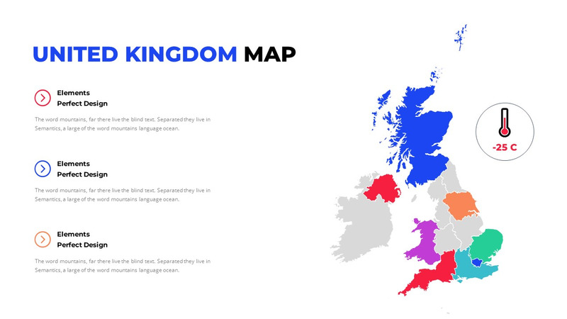 Modelo de PowerPoint editável de mapa mundial - Features Image 33
