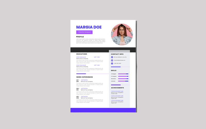 Untold Fix Resume | Cv Template - Features Image 2