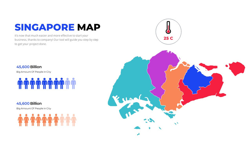 Modelo de PowerPoint editável de mapa mundial - Features Image 38