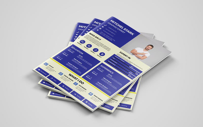 Stark Industry CV | Resume Template - Features Image 3