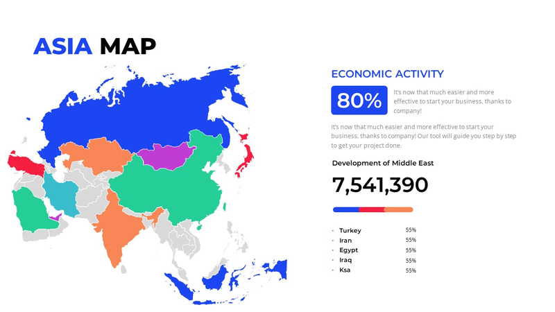 World Map | All Country Map Keynote Presentation Template - Features Image 44