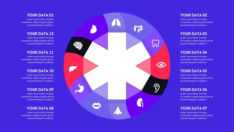 Медичний стартовий шаблон презентації PowerPoint - Features Image 49