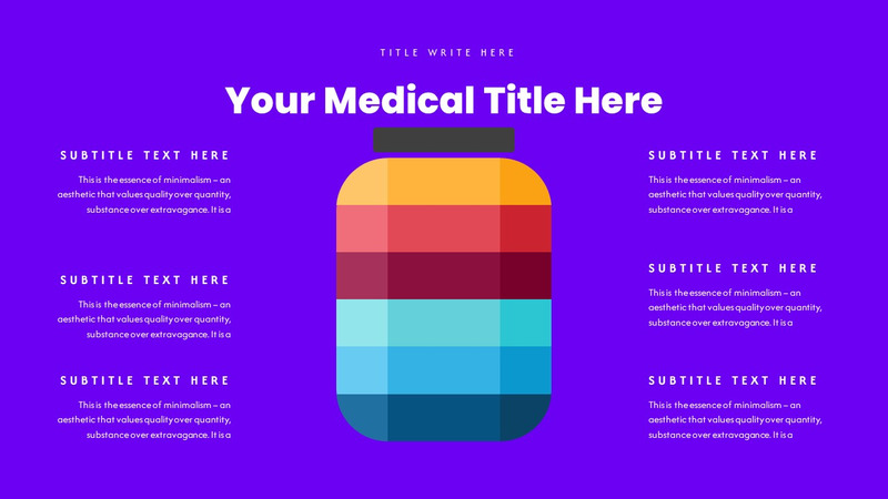 Медичний стартовий шаблон презентації PowerPoint - Features Image 40