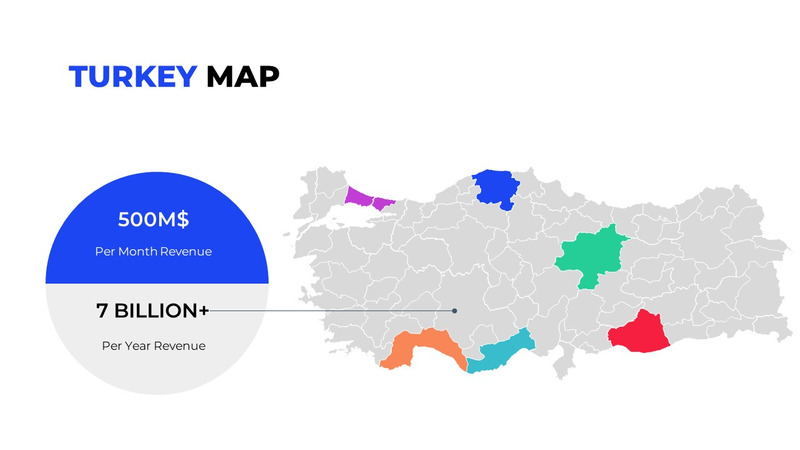 World Map | All Country Map Keynote Presentation Template - Features Image 84
