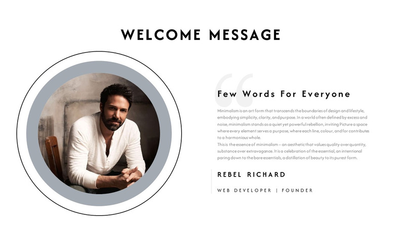 Modello di presentazione di diapositive Google minimo Megomi - Caratteristiche Immagine 12