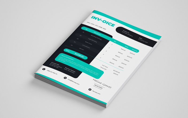 Edit With a Style Invoice Template - Features Image 1