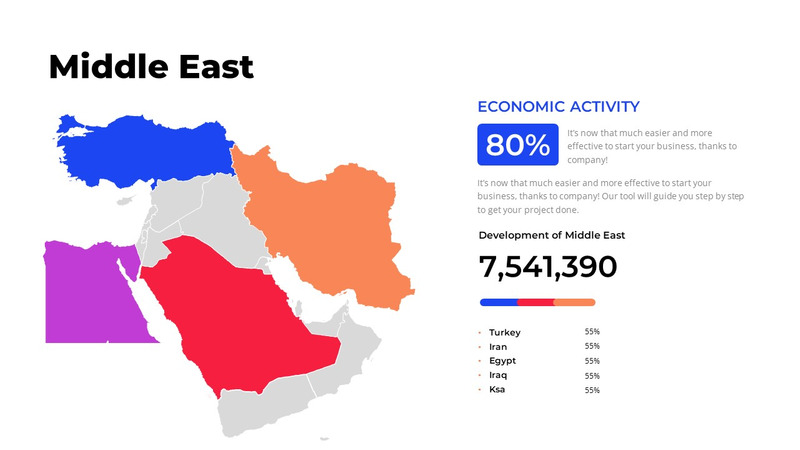 Modello di presentazione diapositiva Google mappa del mondo - Caratteristiche Immagine 9