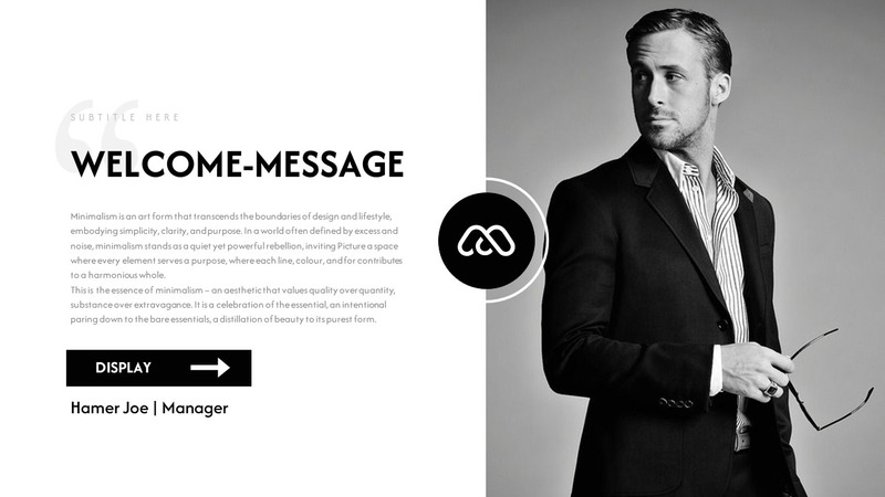 Минимальный шаблон презентации Megomi Keynote - Features Image 14