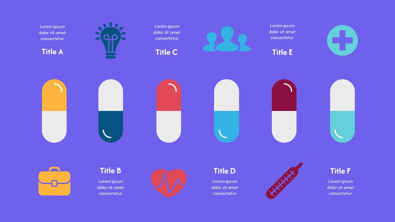 Медичний стартовий шаблон презентації PowerPoint - Features Image 41