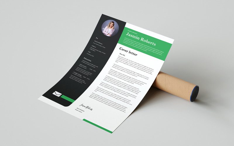 Green Life Easy CV Letter Template - Features Image 2