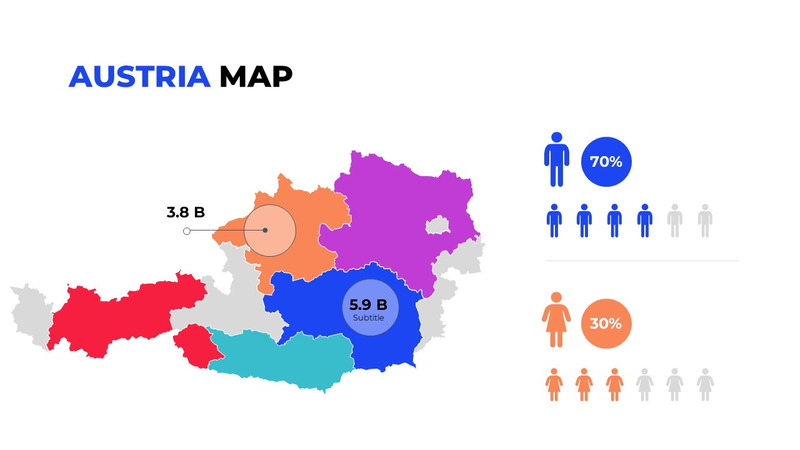 Modelo de PowerPoint editável de mapa mundial - Features Image 6