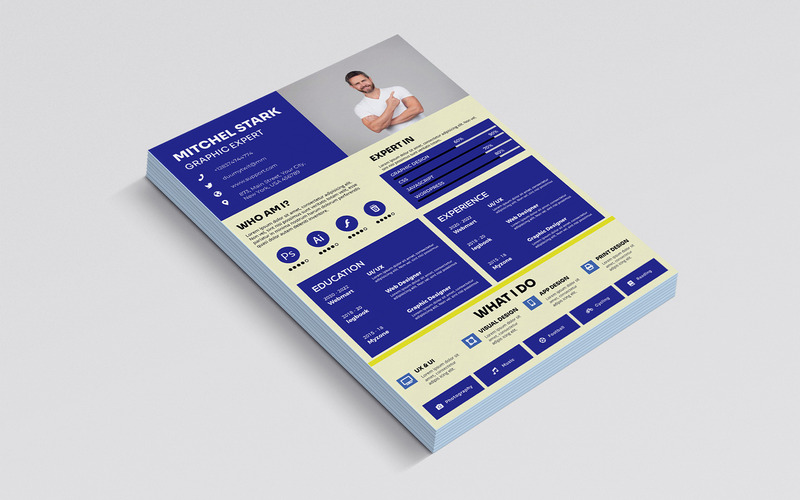 Stark Industry CV | Resume Template - Features Image 5