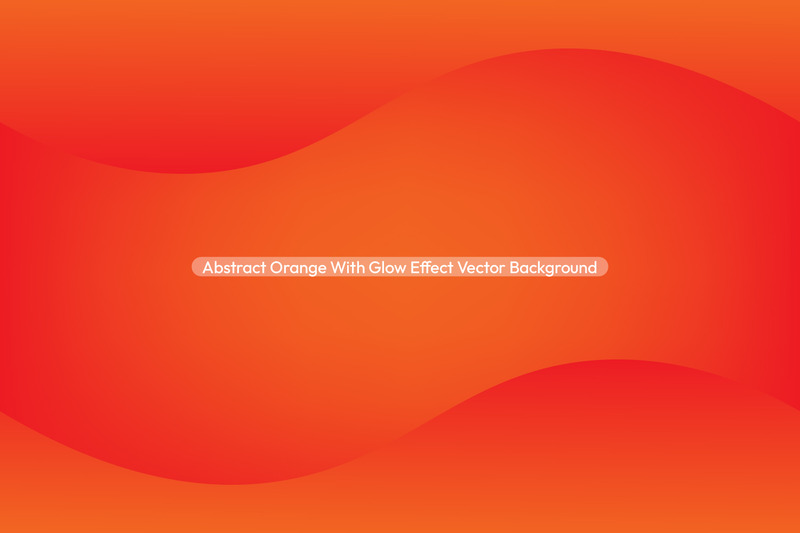 Abstract Orange With Glow Effect Vector Background - Features Image 1