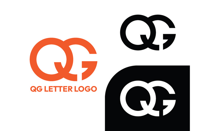 QG brev logotyp designkoncept mall - Features Image 1