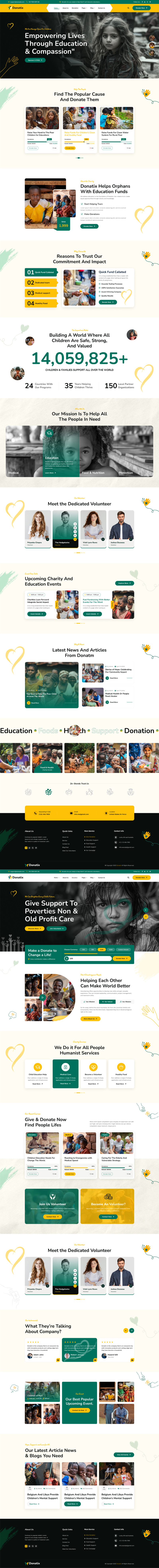 Donatix - Charity, Nonprofit and Donation Figma Template. - Features Image 1