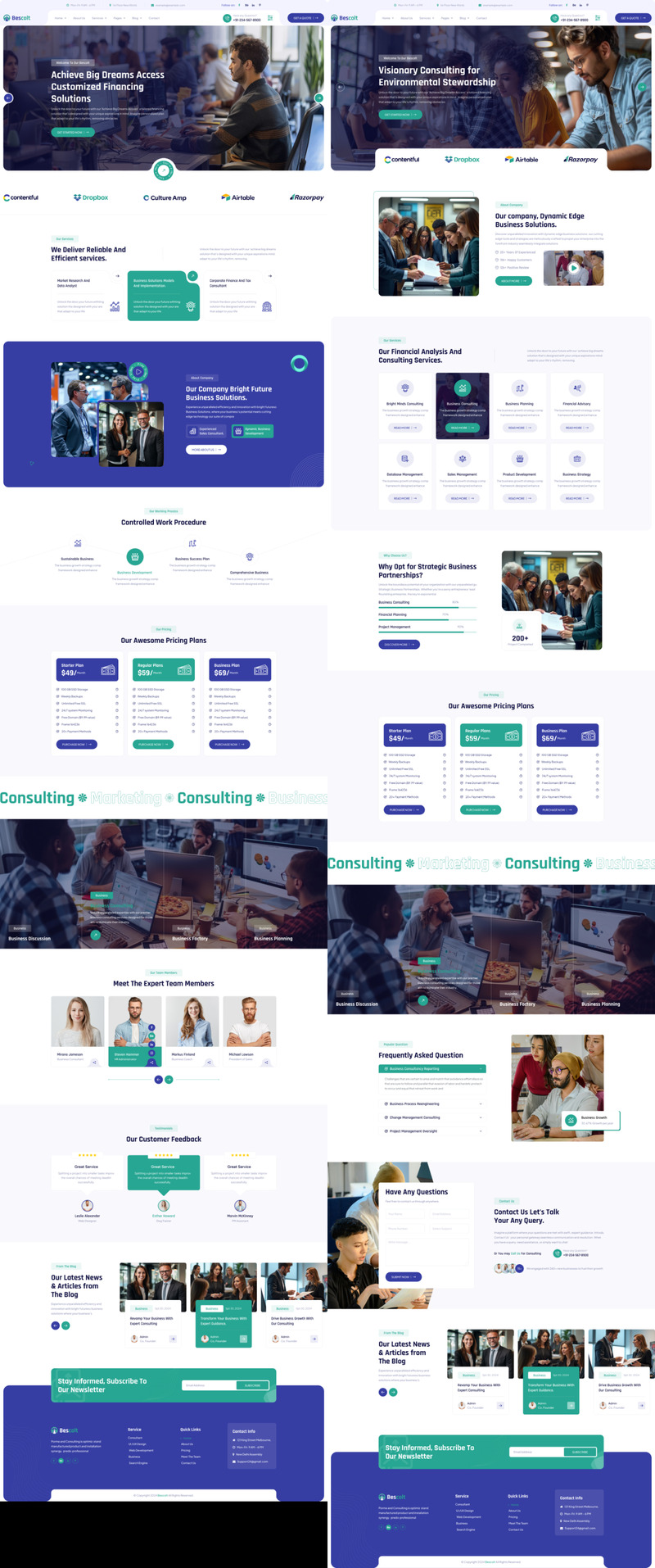 Bescolt - Business Consulting Figma Mall - Features Image 1